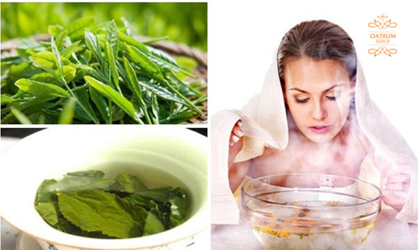 Xông hơi giúp lỗ chân lông giãn nở, nhân mụn trồi lên trên bề mặt da 