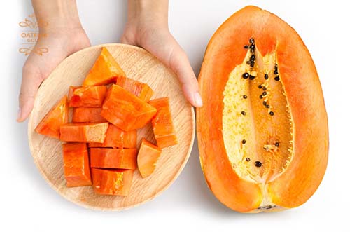 Trong đu đủ có chứa rất nhiều vitamin cần thiết cho da hồng hào, trắng mịn.