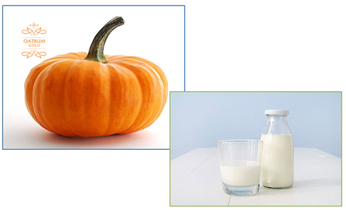 Mặt nạ từ bí đỏ và sữa tươi