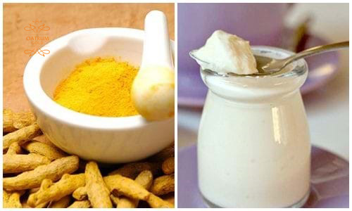 Sữa chua và bột nghệ là bộ đôi trị mụn bọc hiệu quả
