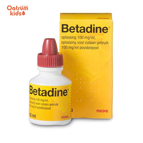 Betadine giúp trị mẩn đỏ ở mông trẻ hiệu quả