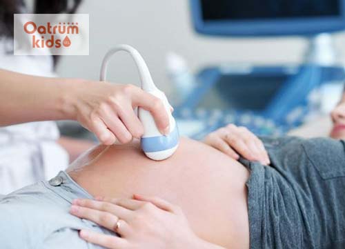  Siêu âm thai tuần thứ 20 để chẩn đoán sự phát triển của bé.