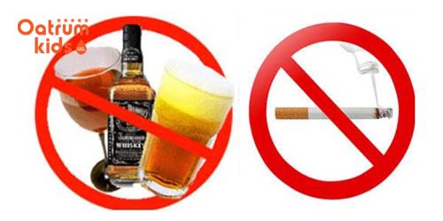 Các mẹ không nên sử dụng chất kích thích không tốt cho sức khỏe