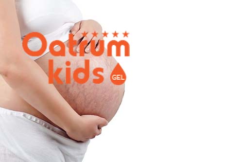 Ở tuần thứ 38, mẹ sẽ bị tụt bụng rõ rệt và xuất hiện nhiều vết rạn thâm đen.