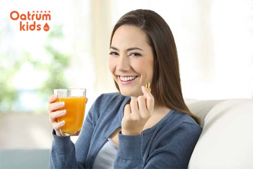  Ăn uống đúng cách để giúp thai phát triển tốt.