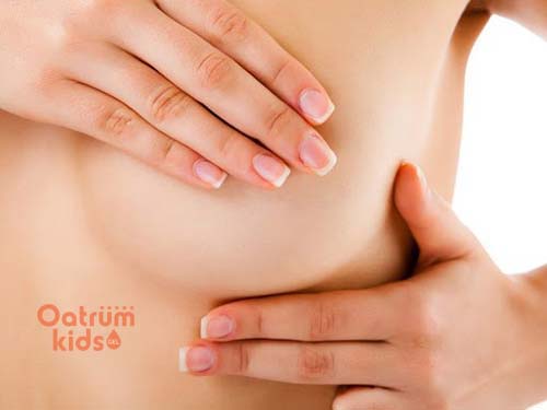  Thường xuyên massage bầu ngực để kích thích các mô tuyến phát triển