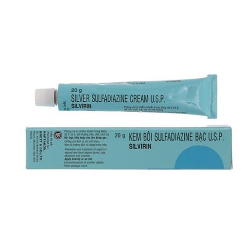 Silvirin là phức hợp sulfadiazine bạc