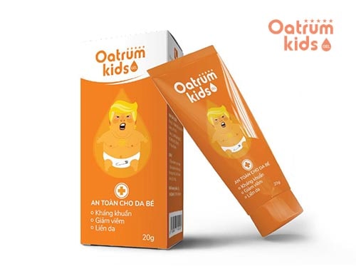 Oatrum Kids giúp kháng khuẩn, chống viêm, giảm sưng đỏ hữu hiệu