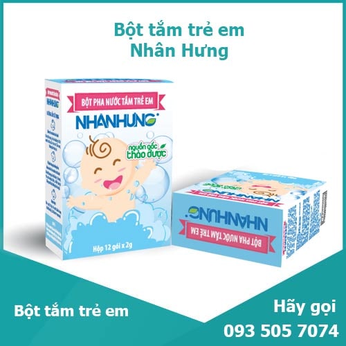 Sử dụng bột tắm trẻ em Nhân Hưng để điều trị hiệu quả bệnh viêm da cơ địa ở trẻ em
