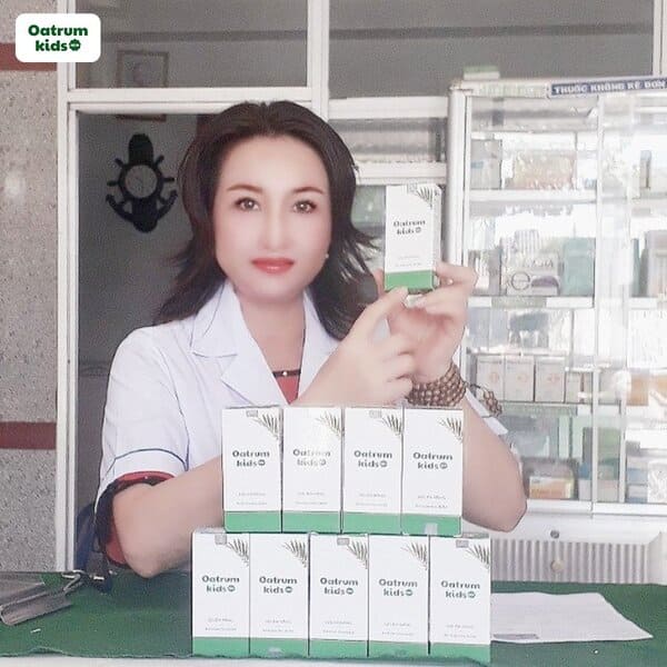 Dược sĩ Mỹ Linh rất tin tưởng chất lượng của gel đa năng Oatrum Kids New