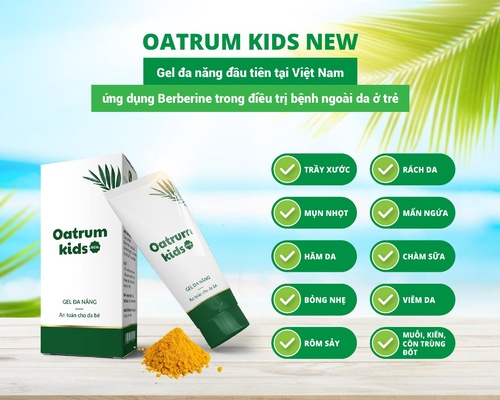 Chủ trị nhiều bệnh lý ngoài da ở trẻ