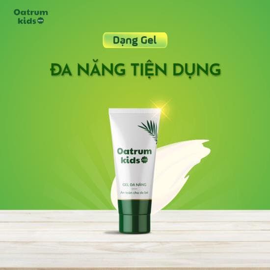 Oatrum Kids New được bào chế dạng gel tiện dụng