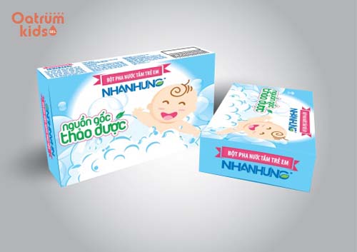 Bột tắm trẻ em Nhân Hưng đẩy lùi rôm sảy hiệu quả