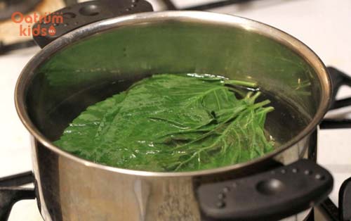 Tắm nước lá quá đặc cũng không tốt cho da trẻ