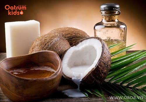 Dầu dừa rất an toàn và lành tính với da trẻ