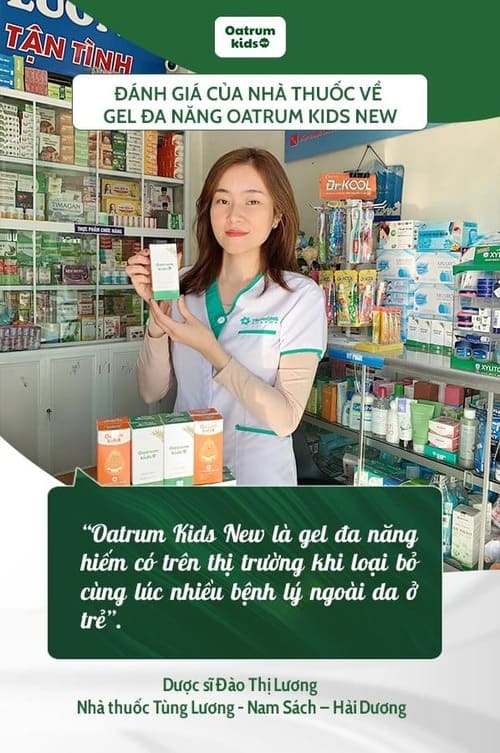 Hiếm có sản phẩm nào trị chàm sữa ở trẻ sơ sinh hiệu quả như Oatrum Kids New