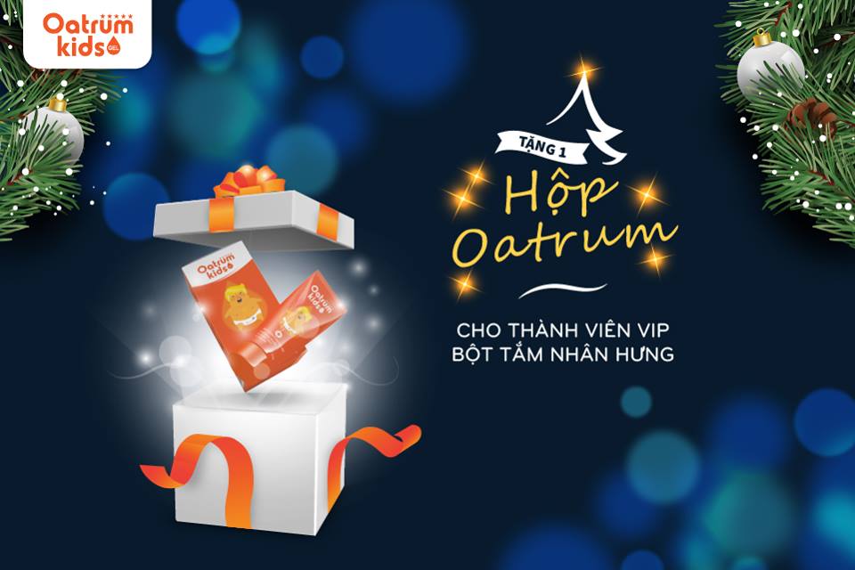 TẶNG NGAY 1 HỘP OATRUM KIDS GEL CHO “THÀNH VIÊN VIP BỘT TẮM NHÂN HƯNG”